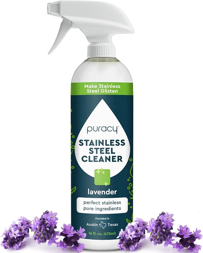 Puracy Stainless Steel Cleaner, Natural Stainless Steel Sink Cleaner, Stainless by Puracy
