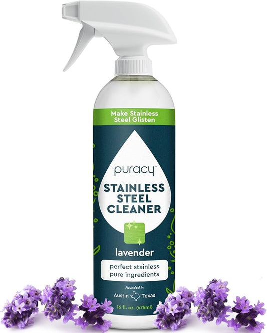 Puracy Stainless Steel Cleaner, Natural Stainless Steel Sink Cleaner, Stainless by Puracy