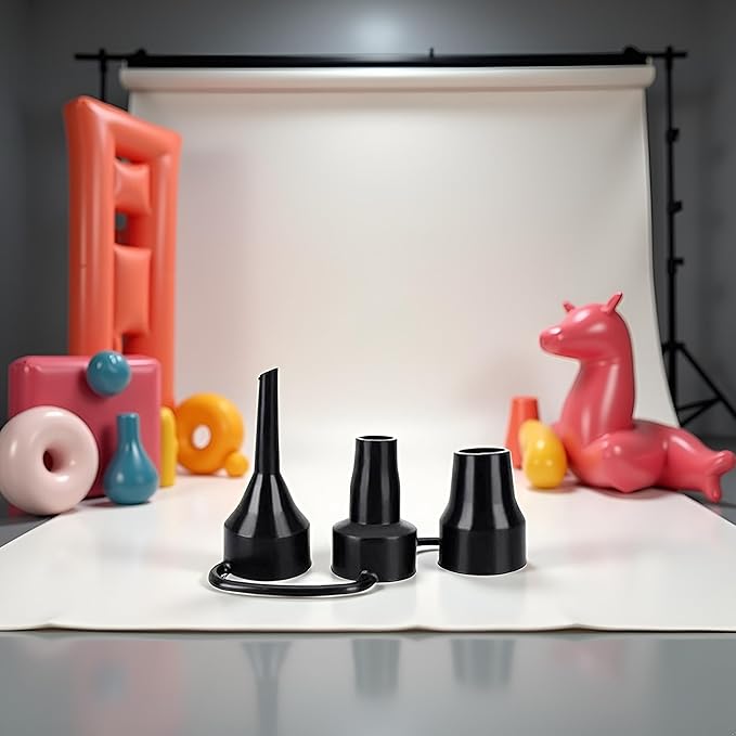 3 Sizes Black Air Pump Replacement Nozzles, Plastic Pump Nozzles, Inflatable - Image 4