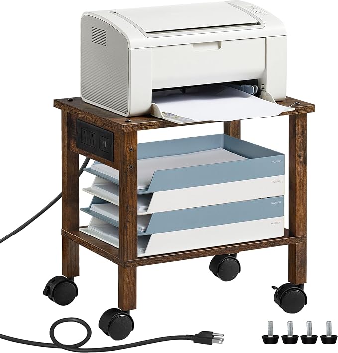 Lerliuo Under Desk Printer Stand by Lerliuo