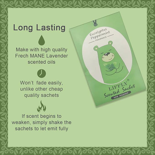 14 PCS Eucalyptus Peppermint Scented Sachets - Image 2