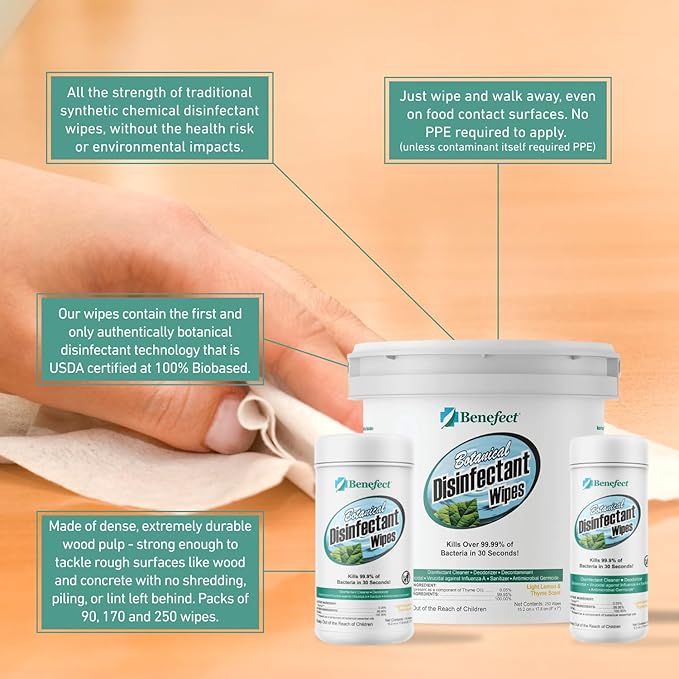 Benefect Botanical Disinfecting Wipes - Image 4