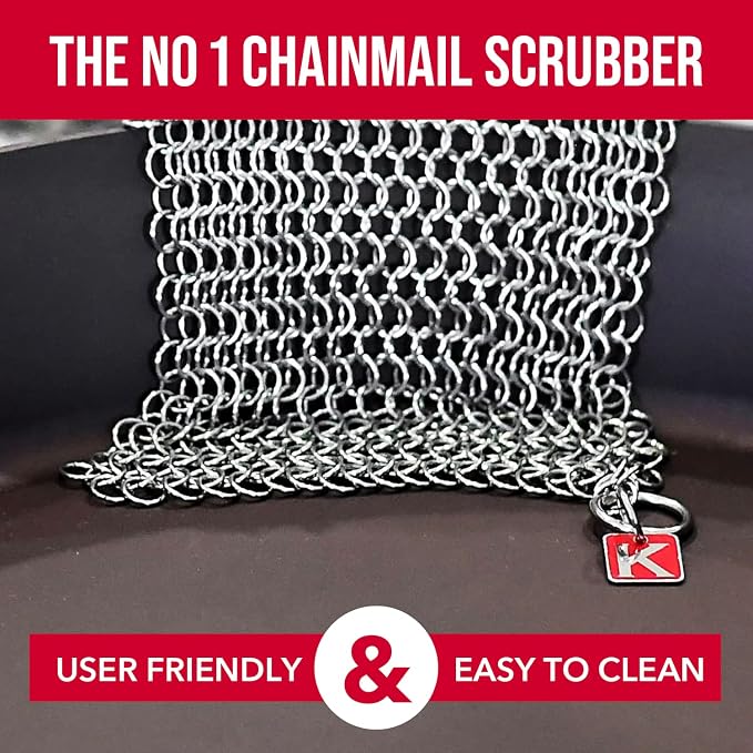 Knapp Made CM Scrubber 6" Small Ring Cast Iron Scrubber - Image 6