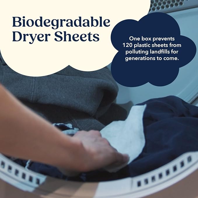 Cobi Biodegradable Non-Toxic Dryer Sheets – Naturally Scented Cotton Dryer - Image 3