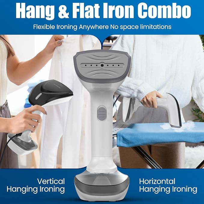 Powerful Handheld Fabric Steamer - 1800W - Image 7