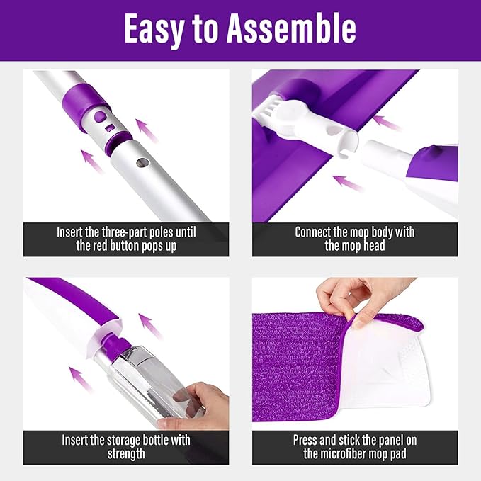Mops for Floor Cleaning Wet Spray Mop - Image 7