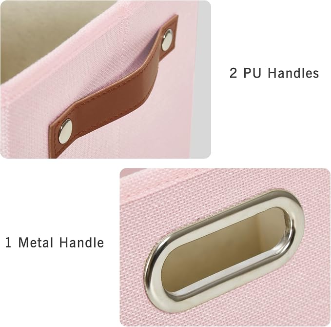 Large 3-Pack Foldable Fabric Storage Bins - Image 4