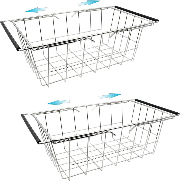 Orgneas Expandable (16.5" ~ 20") Chest Freezer Basket Stainless Steel