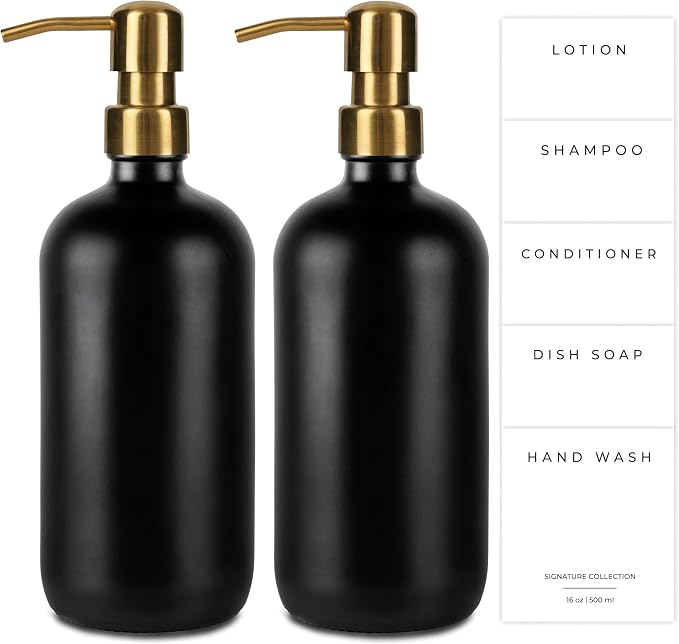 Emerson Essentials Soap Dispensers, Dish Soap Set by Emerson+Essentials