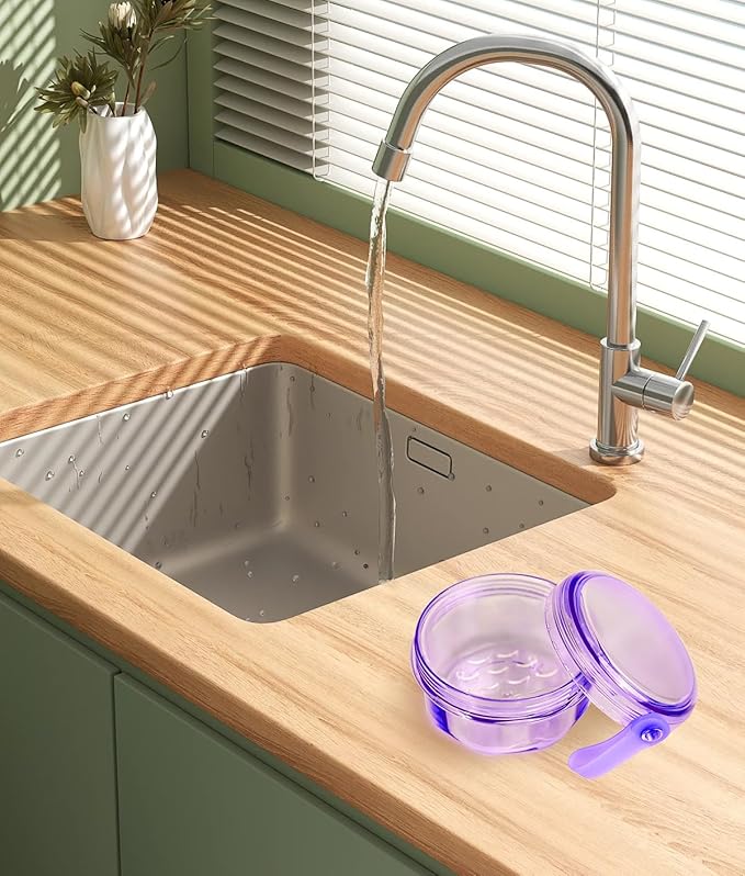 Leak Proof Purple Denture Cups for Soaking Dentures, Partial Denture Bath Case - Image 8