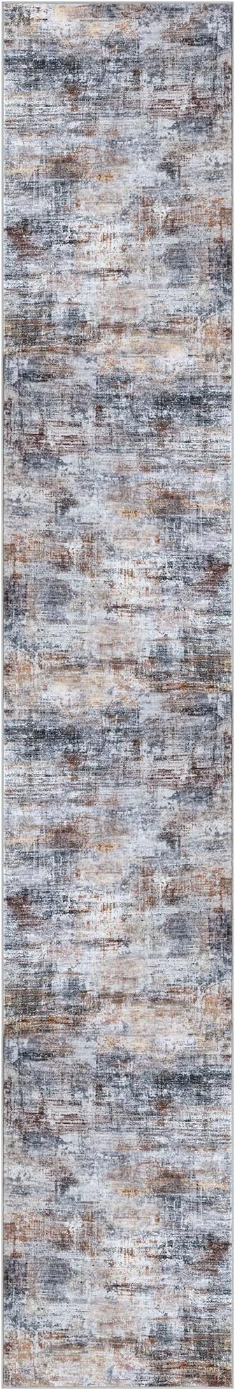 IOHOUZE Abstract Runner Rug 3x16 Ft Washable Runners - Image 9
