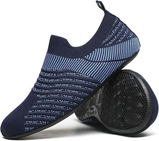 Adult Indoor House Slippers Socks Lightweight Non Slip Grip House Home Shoes by CanLeg