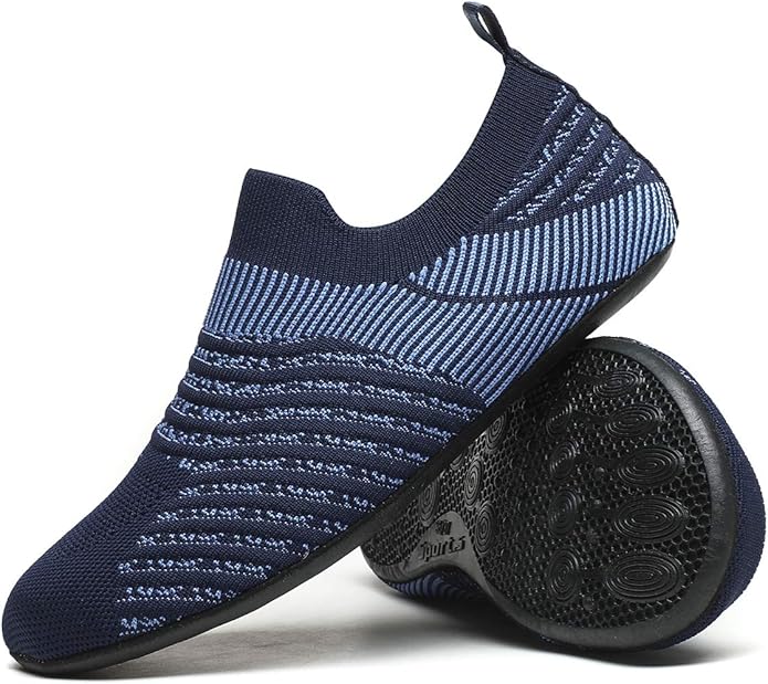 Adult Indoor House Slippers Socks Lightweight Non Slip Grip House Home Shoes by CanLeg