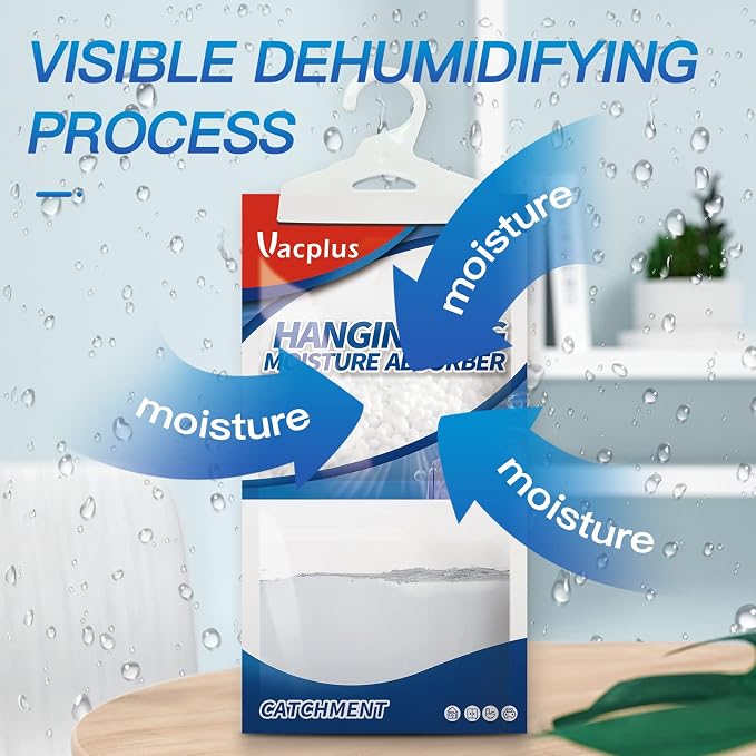 Vacplus Moisture Absorbers Packets, Fragrance Free 15 Pack, Humidity Packs - Image 3