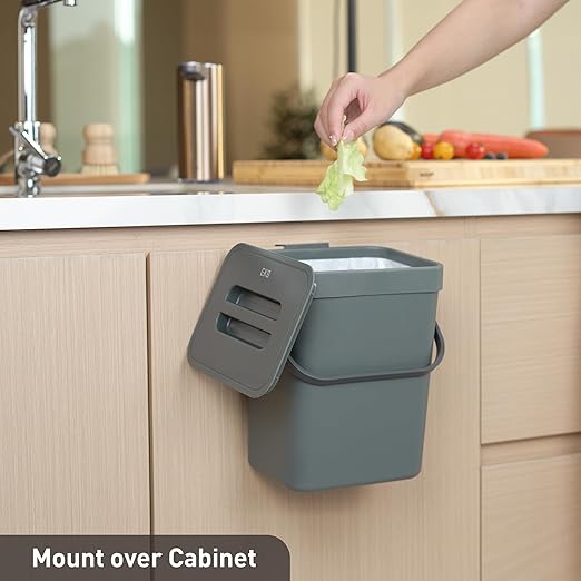 EKO Puro Mini Wall-Mounted Kitchen Trash Can - Image 4