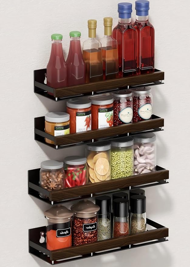 Walnut Magnetic Spice organizer - Image 7