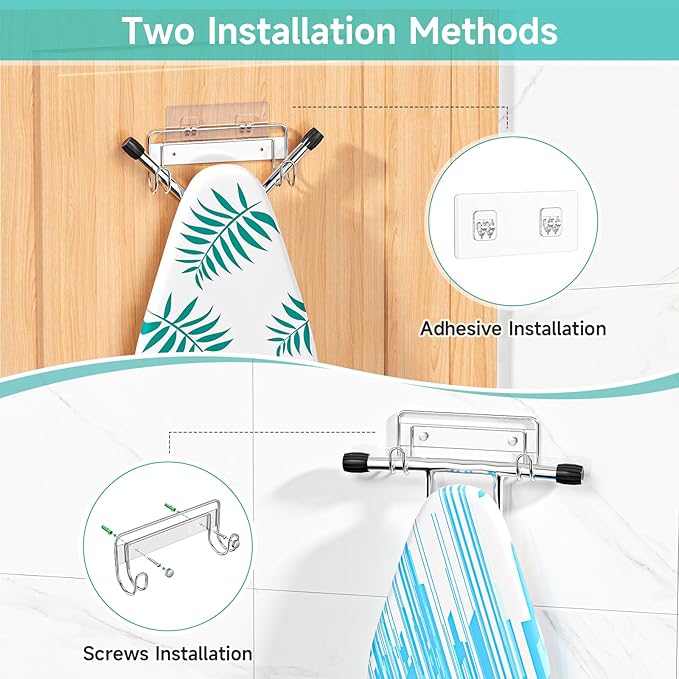 Ironing Board Hanger Wall Mount, Ironing Board Holder - Image 6