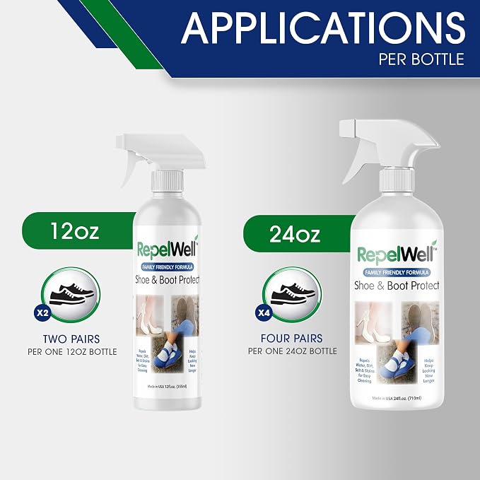Shoe & Boot Stain & Water Repellent Eco-Friendly, Pet-Safe Spray Keeps Fabric - Image 7