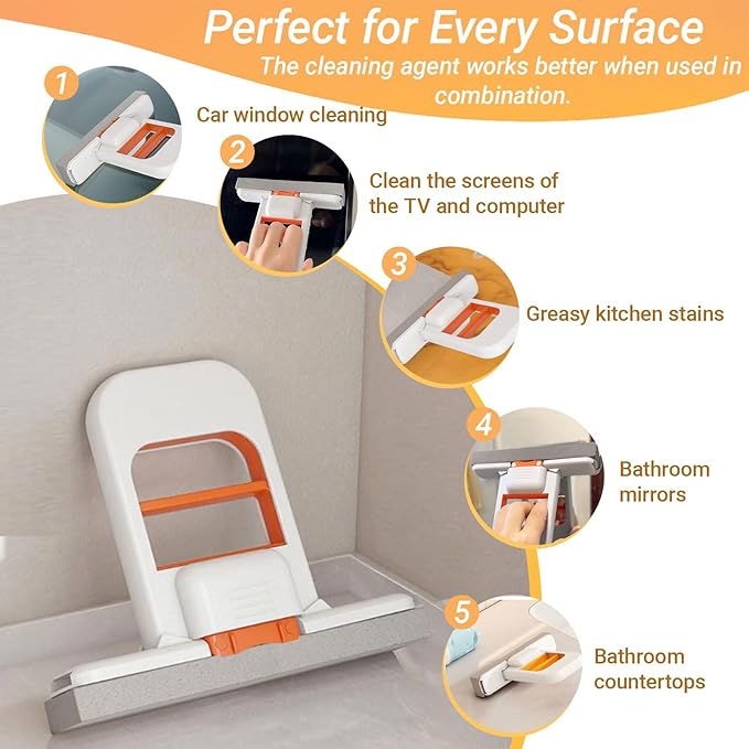 Foldable Mini Desktop Mop – Portable Handheld Duster & Cleaner - Image 3