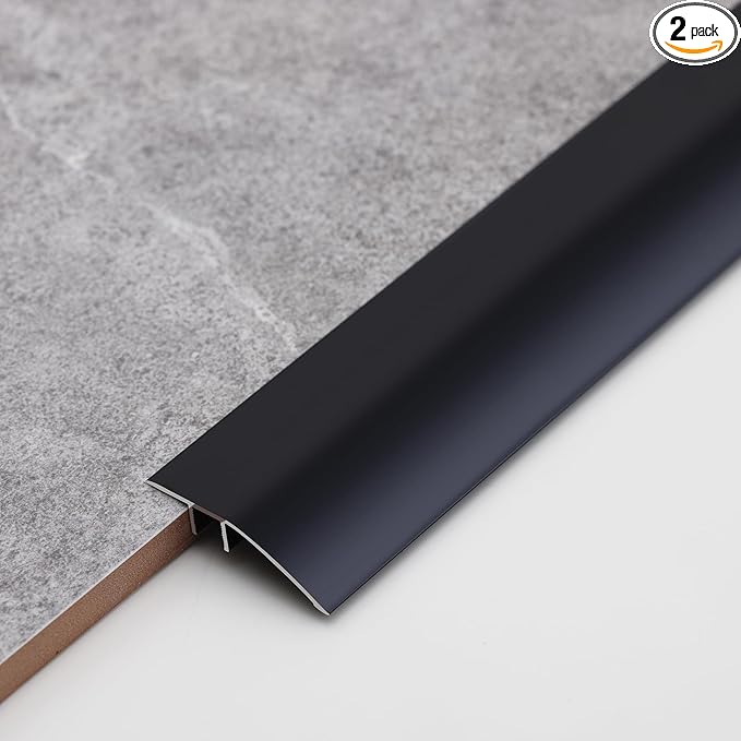 Gaahing Aluminum Floor Transition Threshold Strip, Bridge The Height Gap by Getallthemoldingtrimsyoulike