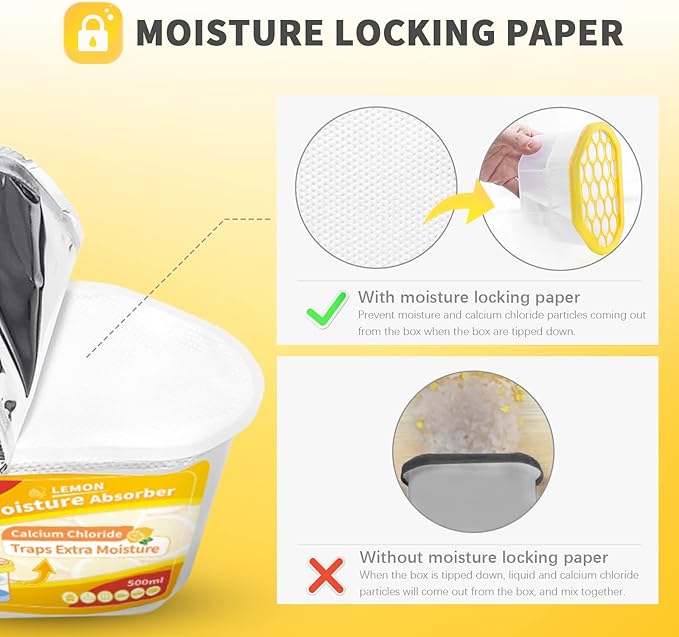 Vacplus Moisture Absorbers 6 Pack, 10.5 Oz Portable Humidity Absorber Boxes - Image 3