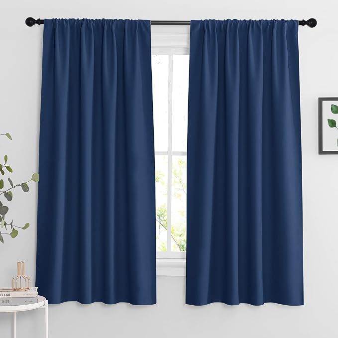 RYB HOME Blackout Curtains 63 inches Long by RYBHOME