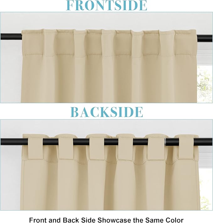 RYB HOME Room Darkening Curtains - Image 3