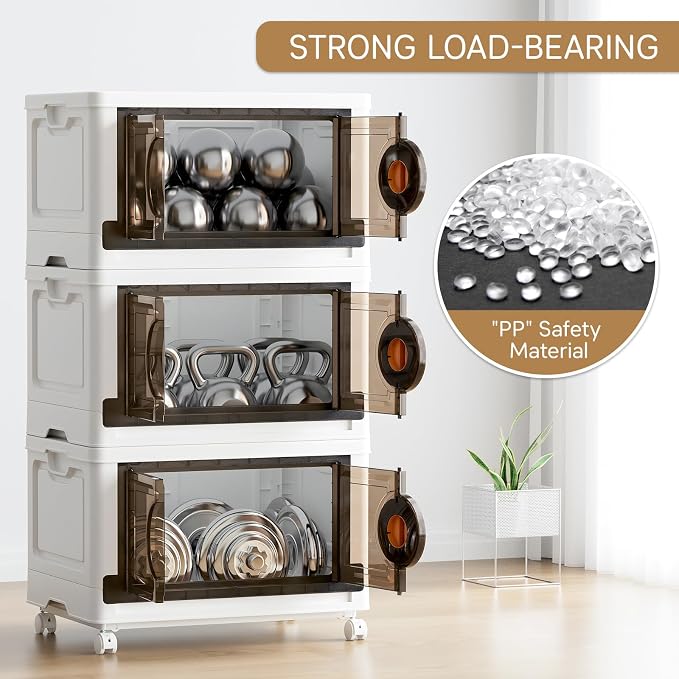 JEKO&JEKO 332Qt Lockable Stackable Storage Bins - Image 5