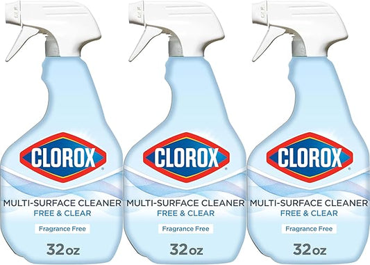CLOROX Free & Clear Multi Surface Cleaner, Spray Bottle, Fragrance Free by Clorox