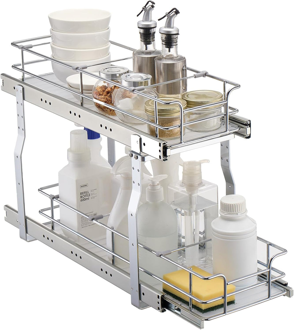 VEVOR Pull Out Cabinet Organizer,8.5" W x 21" D x15.2 HHeavy Duty S...