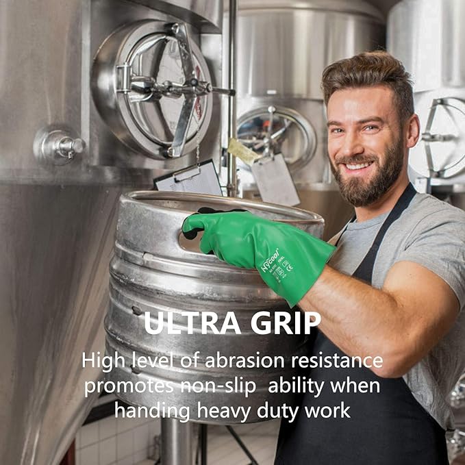 Nitrile Coating Chemical Resistant Gloves 1Pair - Image 4