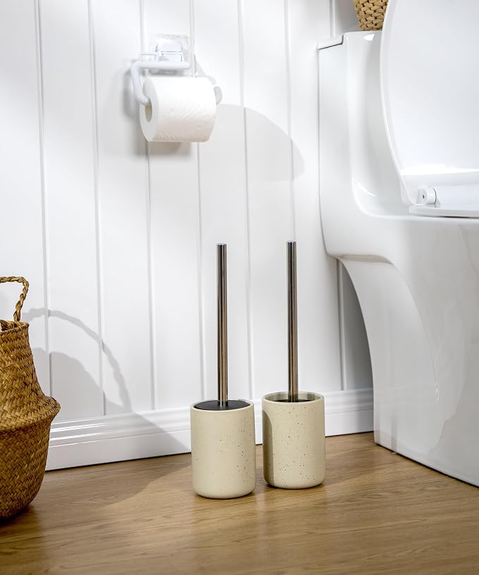 Ceramic Toilet Brush & Holder Set - Image 8