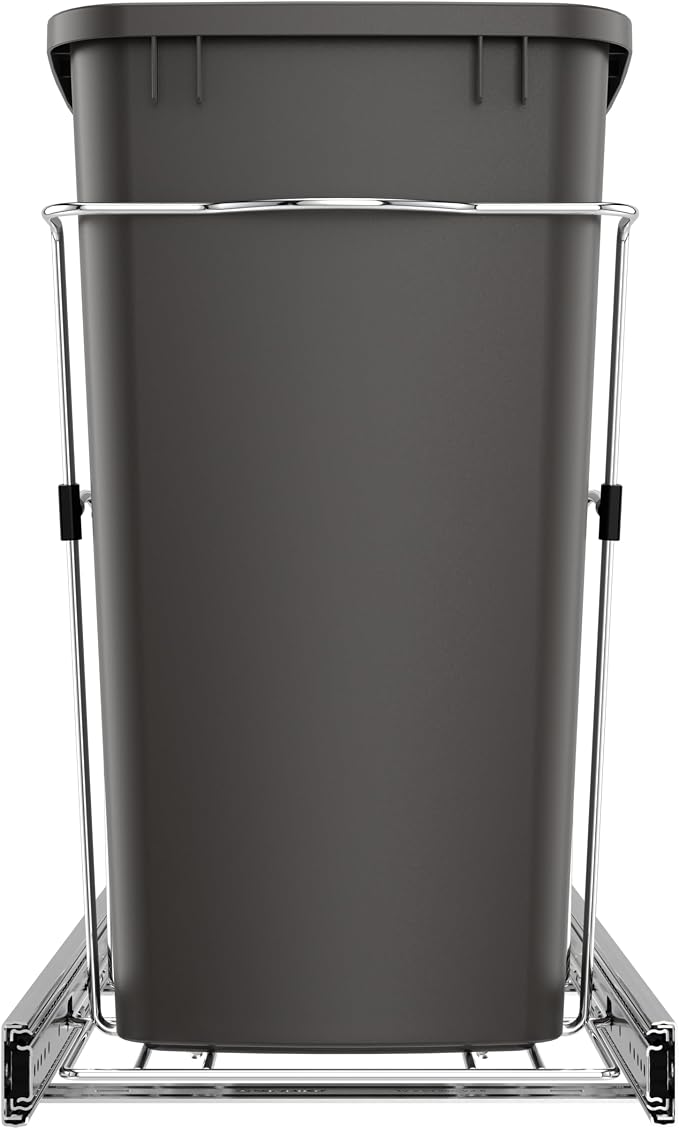 Rev-A-Shelf Pullout Trash Can for Kitchen Cabinets 35 Qt Garbage Waste - Image 9