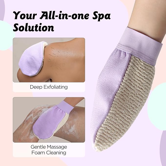 LOTTA Dual-Sided Exfoliating Gloves - Image 4