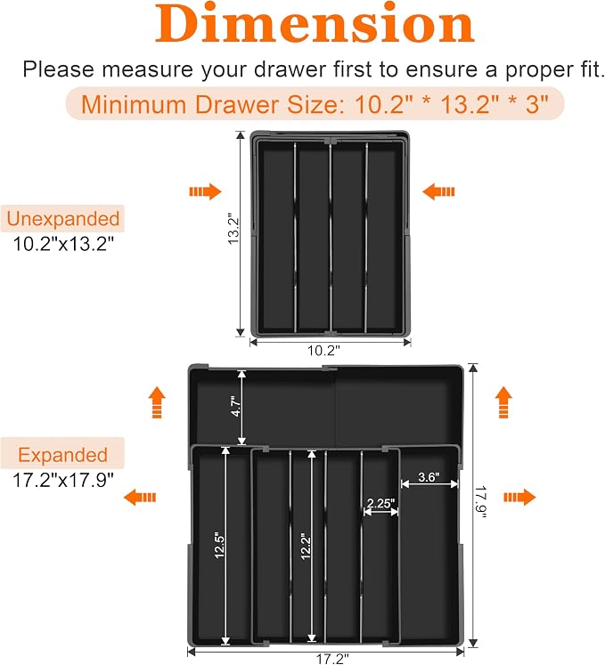 Expandable Large Silverware Organizer - Image 9