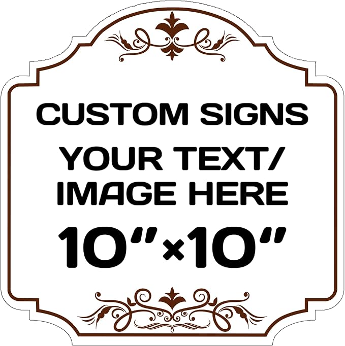 Custom Aluminum Weatherproof Metal Sign by Repaly
