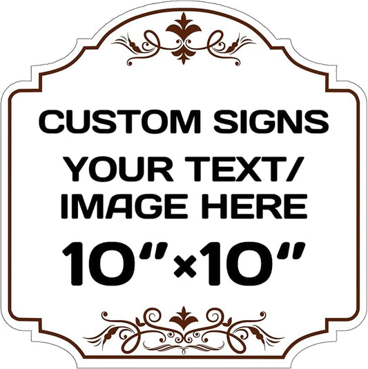 Custom Aluminum Weatherproof Metal Sign by Repaly