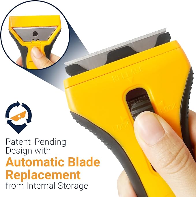 Razor Blade Scraper Tool With 15 Extra Blades - Image 3
