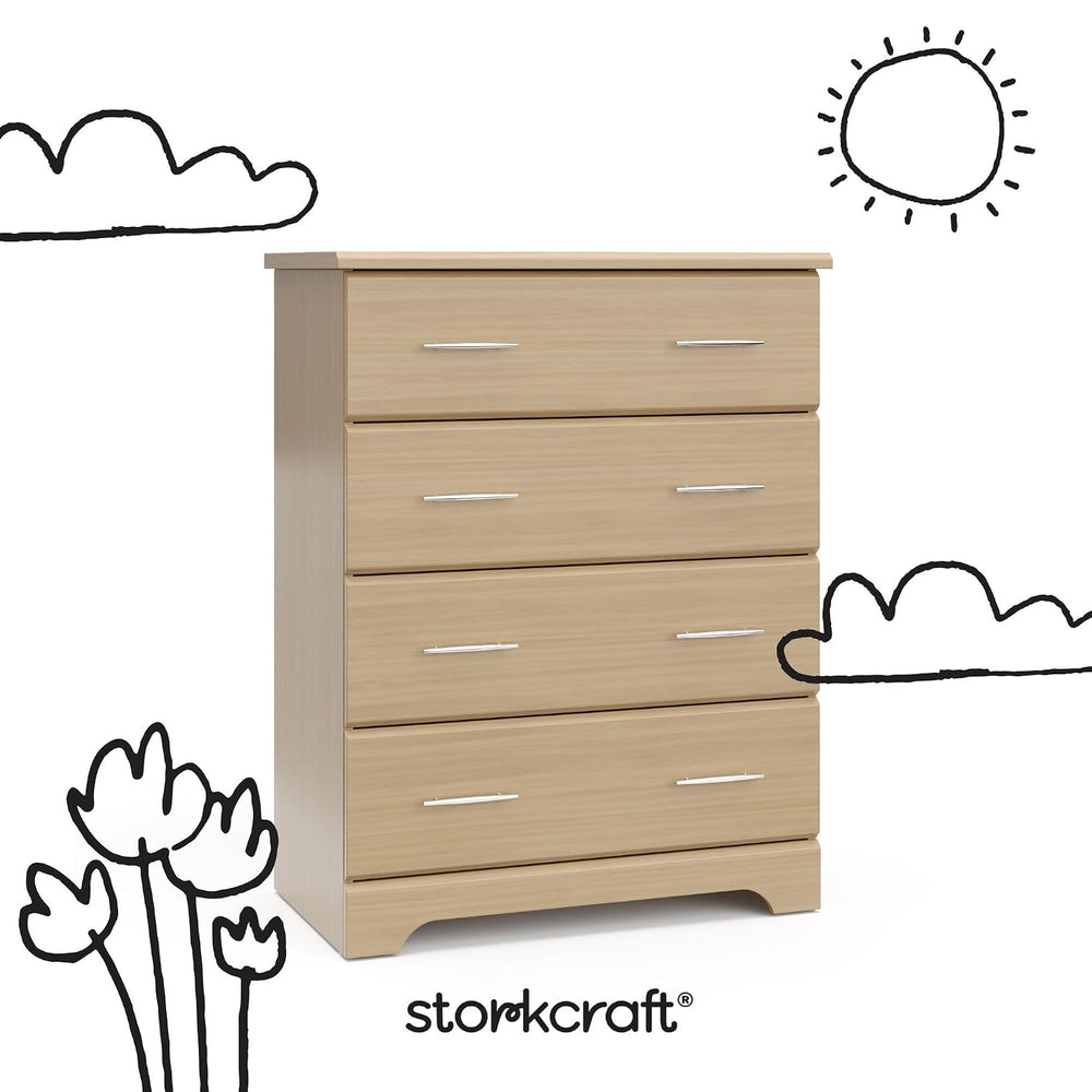Storkcraft Brookside 4 Drawer Chest, Driftwood