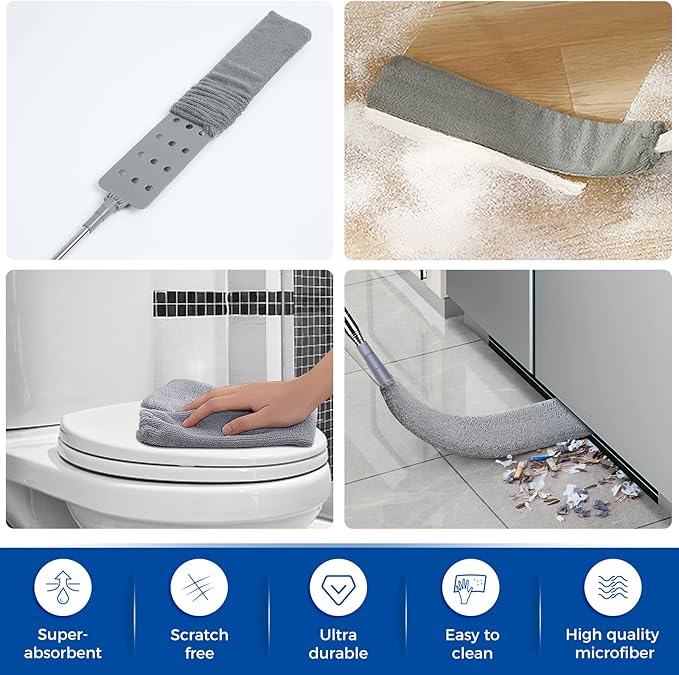 6pcs Dusters Replacement Cloth Retractable Gap Dust Cleaner Cloths, Reusable - Image 7