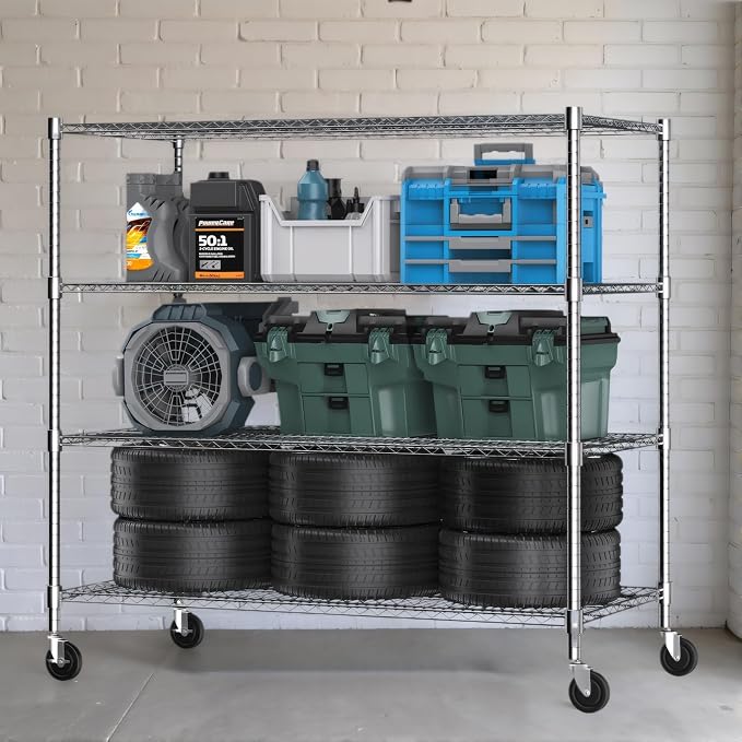 Himimi 4 Tier Wire Shelving - Image 5