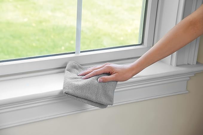 Rubbermaid Microfiber Cloth Towels 24 Pack 14"x14" Non-Scratch Reusable/Washable - Image 8