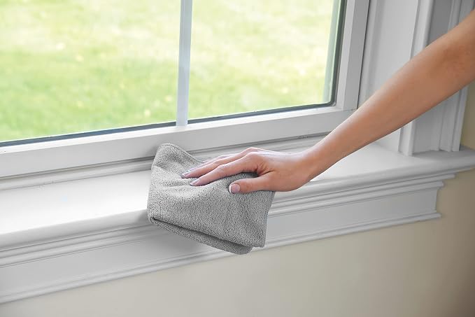 Rubbermaid All Purpose Microfiber Cleaning Cloth Towels, 50 Pack, Non-Scratch - Image 8
