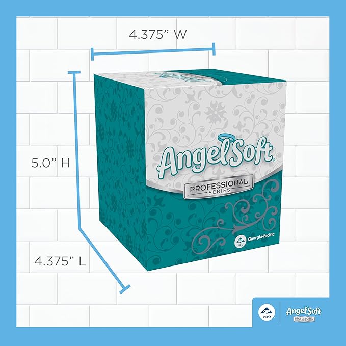 Angel Soft Professional Series 2-Ply Facial Tissue, 96 Sheets, 36 Boxes - Image 4