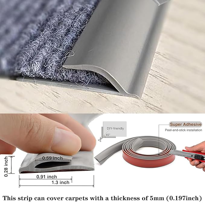 Self Adhesive Carpet Transition Strip - Image 2