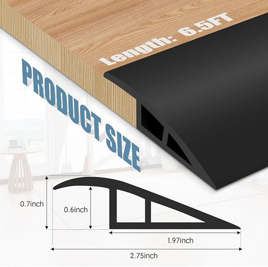 Floor Transition Strip Door Threshold 79" Floor Transition Reducer Trim on The - Image 2