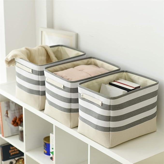 TheWarmHome Extra Large Cube Storage Bins Baskets - Image 4