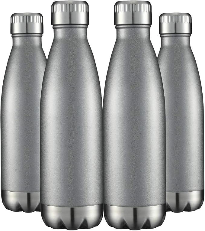 HASLE OUTFITTERS 17oz Stainless Steel Water Bottles Bulk, Vacuum Insulated by HASLEOUTFITTERS