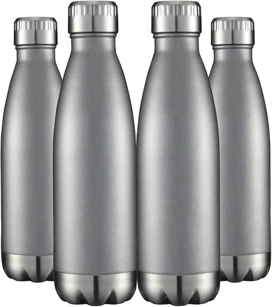 HASLE OUTFITTERS 17oz Stainless Steel Water Bottles Bulk, Vacuum Insulated by HASLEOUTFITTERS