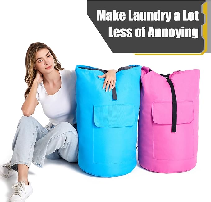 Laundry Bag 115L, College Dorm Room Essentials, Extra Large Laundry Bag - Image 5